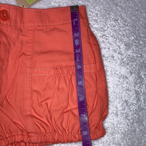 5/$20 NWT crazy 8 orange melon colored bubble shorts 5t 100% cotton - Picture 3 of 6